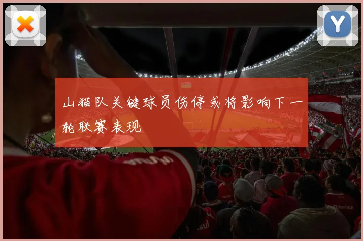 山猫队关键球员伤停或将影响下一轮联赛表现